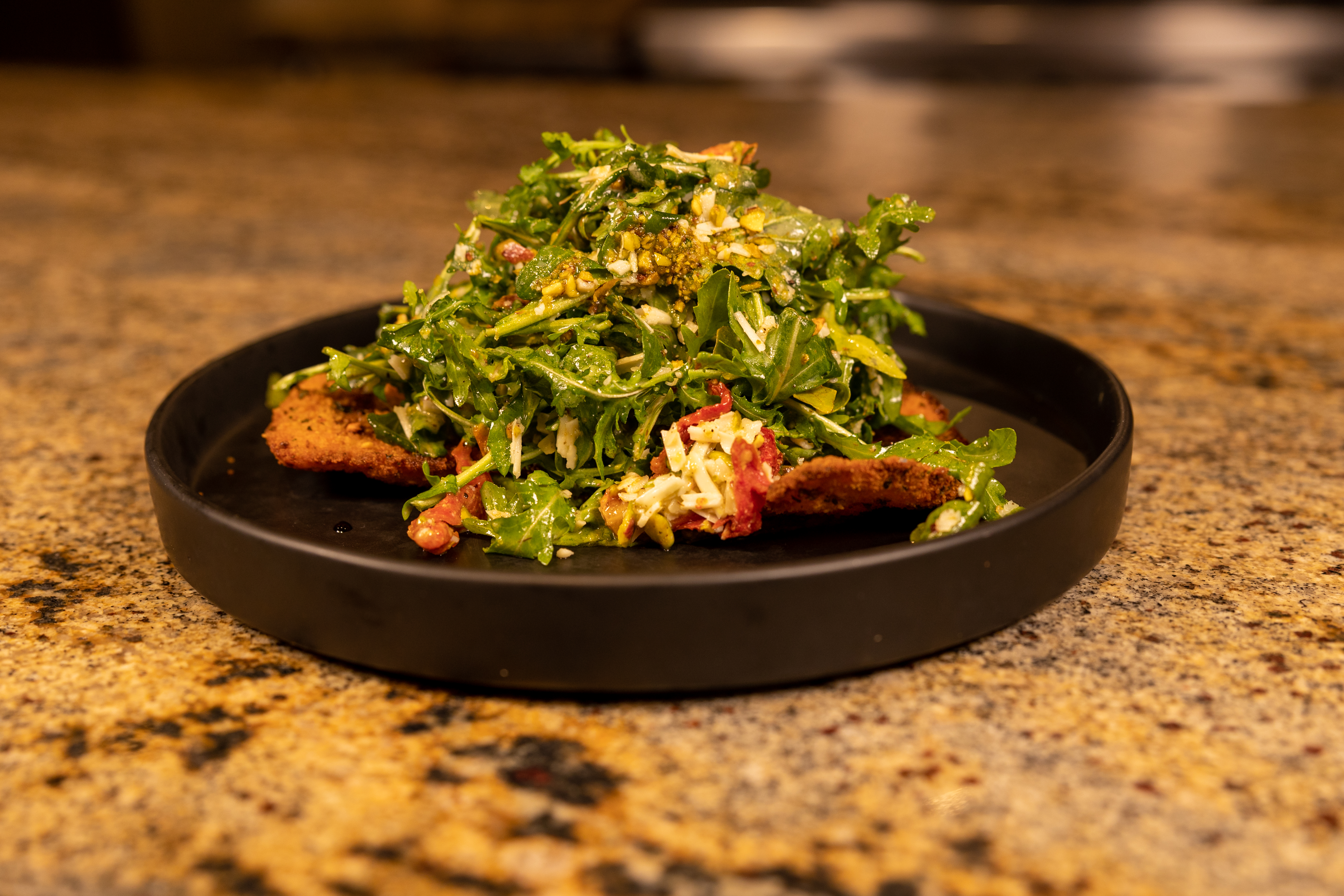 Hähnchen Milanese mit Pistazienkruste