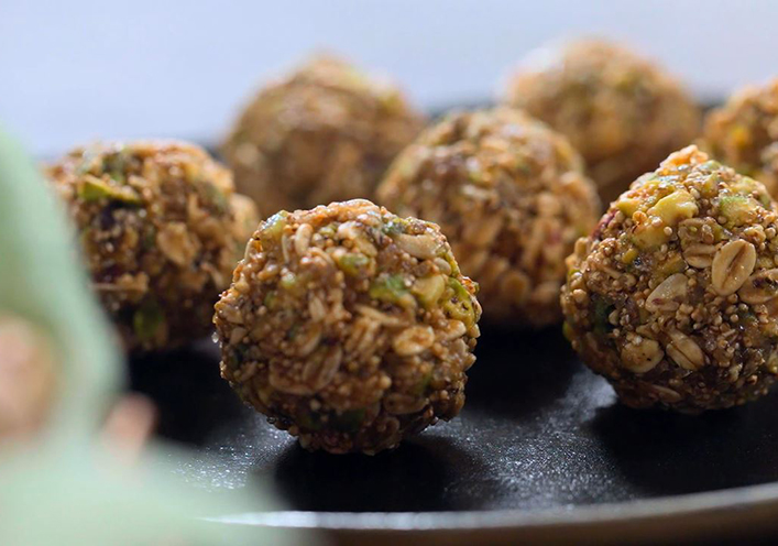 Bocados de pistachos