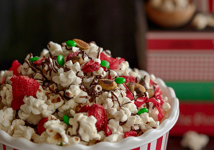 Palomitas navideñas de pistacho