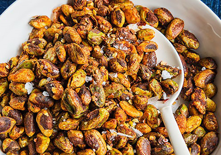 Pistachos especiados