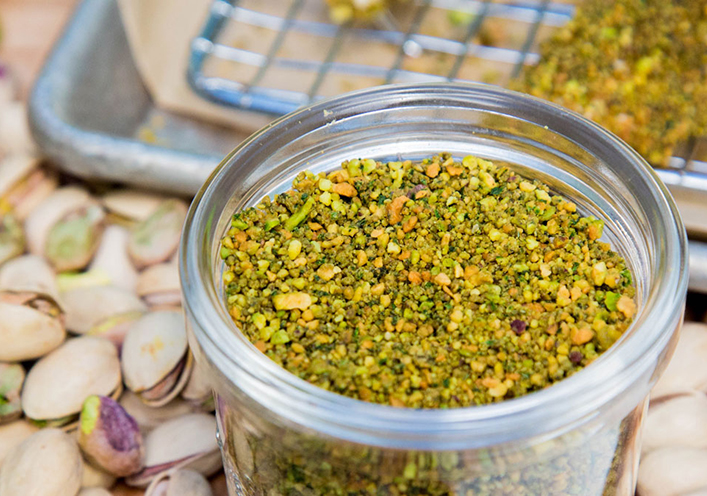 Crumble de pistacho americano