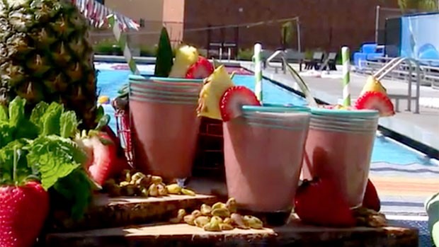 Smoothie reparador de pistacho