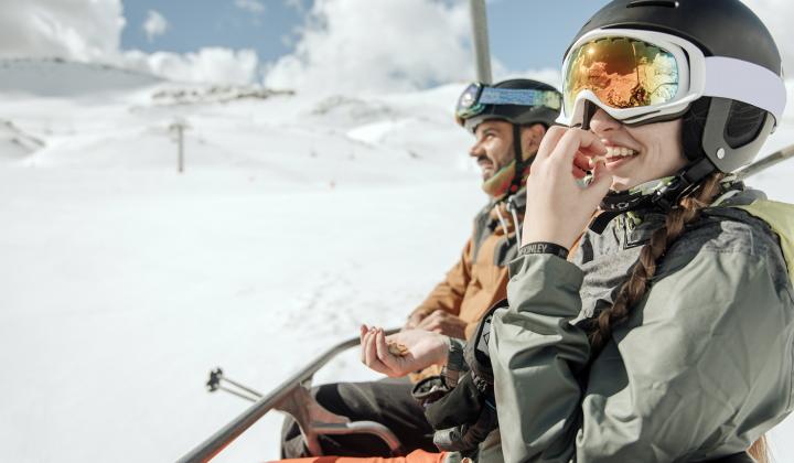 Pistachos deporte invierno