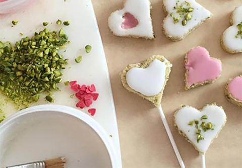 Corazón de pistacho