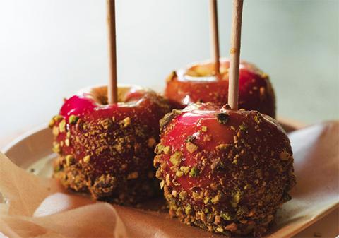 MANZANAS CARAMELIZADAS CON MISO