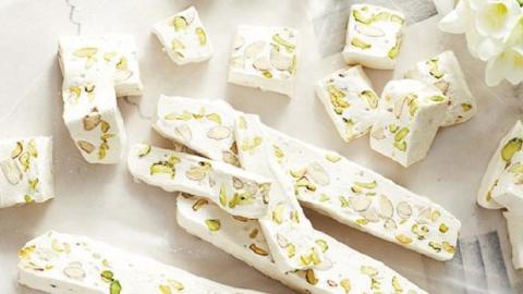 Nougat Blanc with Almonds & Pistachios