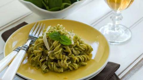 PISTACHIO PESTO WITH GLUTEN FREE PASTA 